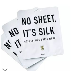 Golden silk sheet mask (10 masks in a pack)